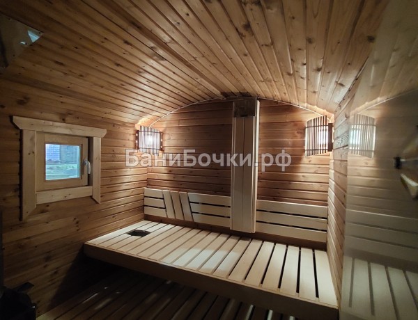 Каркасная баня «Округлая» с душем №220152 фото 14