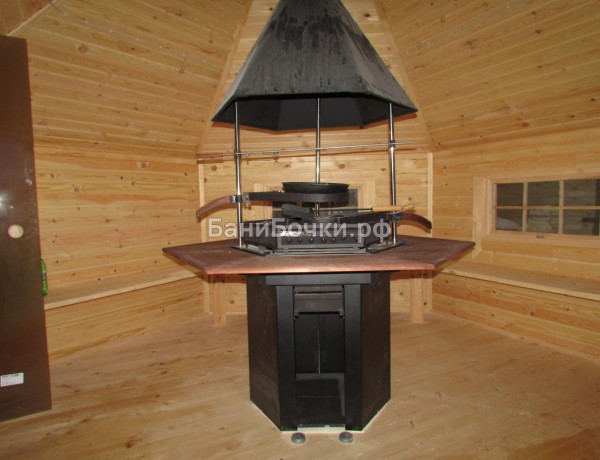 Гриль-домик с баней под одной крышей фото 5